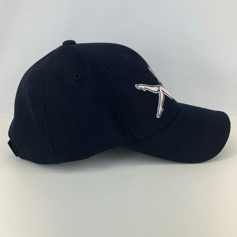 DECKY DCI Collectibles Black Hat with Girls Adjustable OSFM Acrylic Baseball Cap